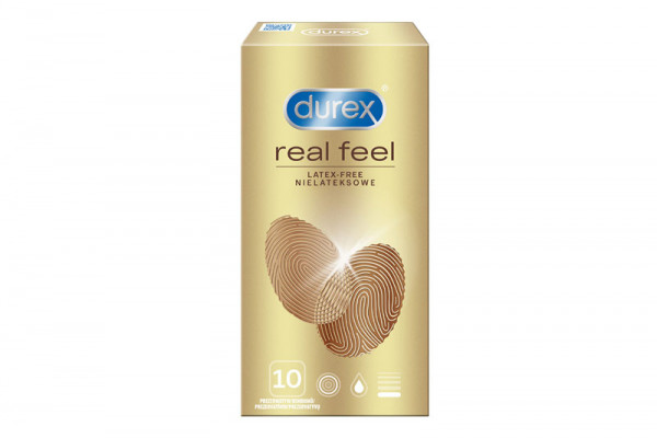 Bezlatexové kondomy Durex Real Feel