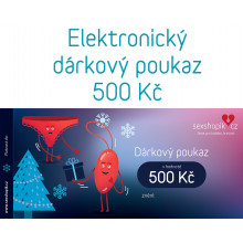 Elektronický vánoční &#x1F384; dárkový poukaz 500 Kč