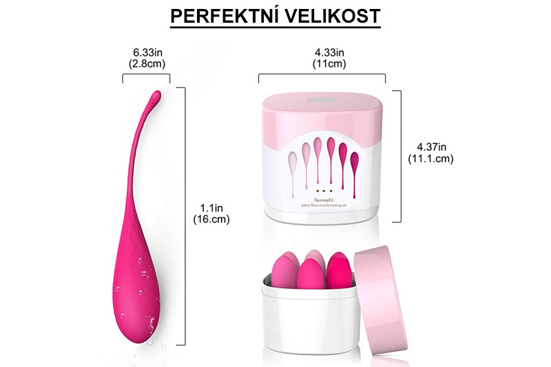 Velikost posilovače pánevního dna 