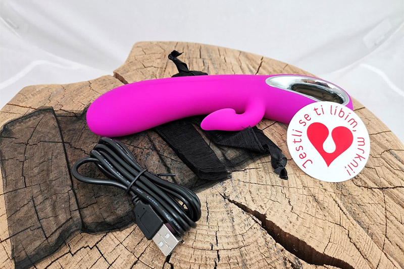 Stimulátor na klitoris a na G-bod Pretty Love Romance 24 cm