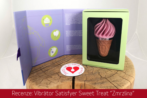 Recenze: Vibrátor na klitoris ve tvaru zmrzliny - Satisfyer Sweet Treat