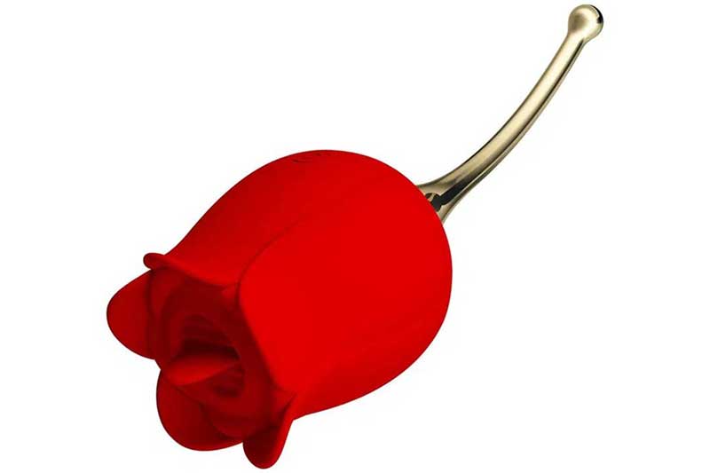 Stimulátor na klitoris s jazýčkem Pretty Love Rose Lover