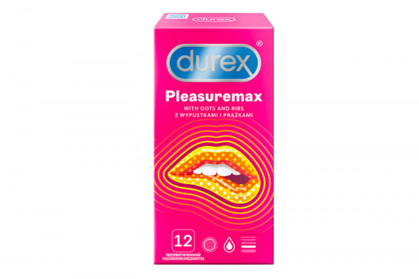 Vroubkované kondomy Durex Pleasuremax