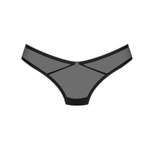 Černá tanga Obsessive Glandez pro moderní ženu