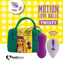 Bezdrátové vibrační vajíčko Feelztoys Twisty 8,3 x &#216; 3,2 cm
