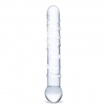 Skleněné dildo Glas Callisto Clear