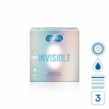Extra tenké kondomy Durex INVISIBLE 52 mm