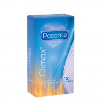 Hřejivé a chladivé kondomy Pasante Climax 52 mm 12 ks