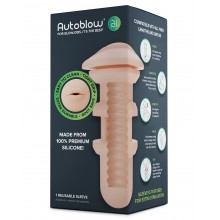 Silikonová vložka k masturbátoru Autoblow AI - tvar ústa