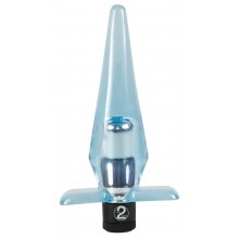 Vibrační anální kolík Anal Blue 11 x &#216; 3 cm
