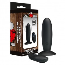 Vibrační anální kolík s dálkovým ovládáním Crazy Bull 11 x &#216; 3,3 cm