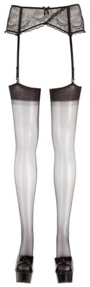 Podvazkové punčochy Cottelli Legwear 15 den