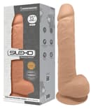 XXL dildo Silexd s přísavkou a paměťovým efektem 38 x Ø 7 cm