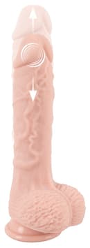 Realistický vibrátor s přísavkou a dálkovým ovládáním 21 x Ø 4,2 cm
