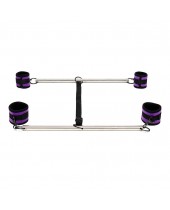 Bondážní sada Double Spreader Bar s pouty na ruce a na nohy