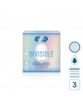 Extra tenké kondomy Durex Invisible XL 57 mm