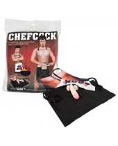 Pánská zástěra s vytvarovaným penisem „Chefcock„