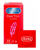 Tenké kondomy Durex Feel Thin 56 mm 12 ks