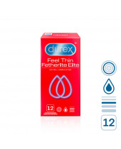 Tenké kondomy DUREX Feel Thin Extra Lubricated 56 mm