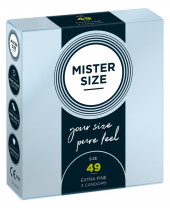 Tenké kondomy Mister Size 49 mm