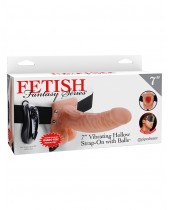 Vibrační připínací penis s postrojkem King Cock Strap-On Harness 18,9 cm