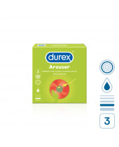 Vroubkované kondomy Durex Arouser 53 mm
