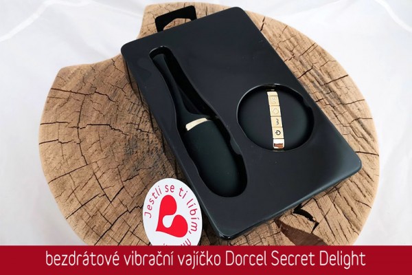 Hlavní obázek Bezdrátové vibrační vajíčko s možností ovládání hlasem Dorcel Secret Delight