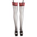 Černé hladké punčochy Cottelli Legwear