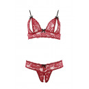 Červený erotický komplet Cottelli Lingerie