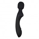 Oboustranný vibrátor Twist Black Onyx 22 cm
