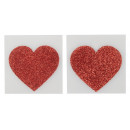 Samolepky na bradavky ve tvaru srdce ❤️ Titty Sticker červené