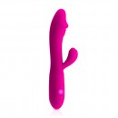 Silikonový vibrátor králíček 🐰 Becca 18,6 cm, USB