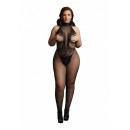 Síťované bodystocking s otevřeným rozkrokem Le Désir