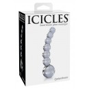 Skleněné dildo Icicles No.66 transparentní