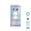Tenké kondomy Durex iNViSiBLE Extra Lubricated 52 mm 10 ks