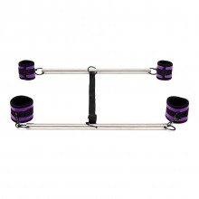 Bondážní sada Double Spreader Bar s pouty na ruce a na nohy