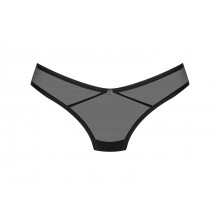 Černá tanga Obsessive Glandez pro moderní ženu