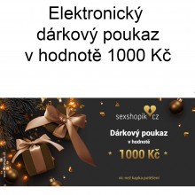 Elektronický vánoční &#x1F384; dárkový poukaz 1000 Kč