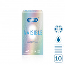 Extra tenké kondomy Durex INVISIBLE 52 mm