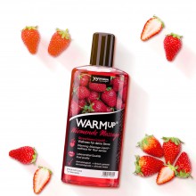 Hřejivý masážní olej WarmUp jahoda &#x1F353; 150 ml