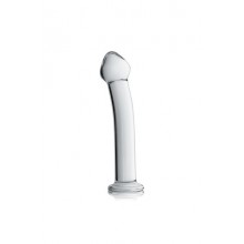 Skleněné dildo na g-bod Glossy N°14