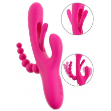 Trojitý vibrátor Triple Vibe s kmitajícím jazýčekm &#x1F445; 24,4 cm