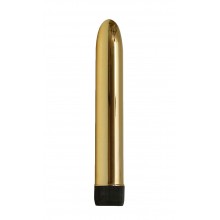 Vibrátor pro ženy Gold &#x1F49B; 17,5 x &#216; 2,5 cm