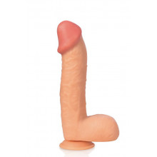 XXL dildo s přísavkou The Super Capitan Red 29 x &#216; 6,5 cm