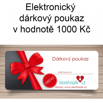 Elektronický dárkový poukaz 1000 Kč