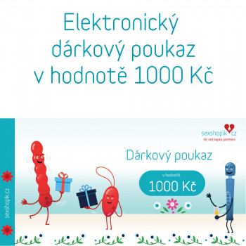 Elektronický dárkový poukaz 1000 Kč