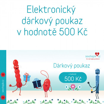 Elektronický dárkový poukaz 500 Kč