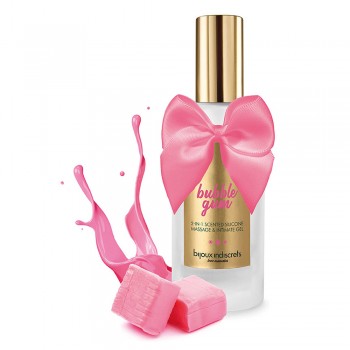 Masážní a intimní gel Bijoux Indiscrets Bubblegum 2v1 100 ml