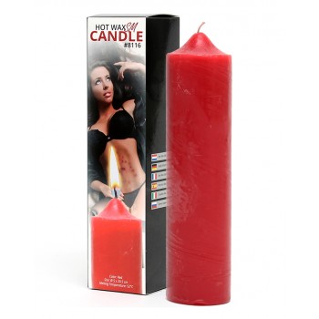 Nízkoteplotní BDSM svíčka 20,5 x Ø 4,9 cm 1 ks