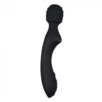 Oboustranný vibrátor Twist Black Onyx 22 cm